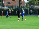 Laatste training S.K.N.W.K. JO10-1 van seizoen 2022-2023 (partijtje tegen de ouders) (36/165)